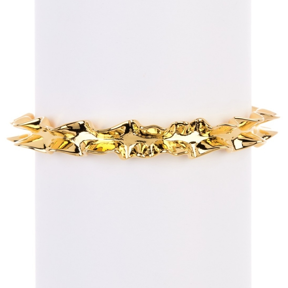 NWT: Kate Spade Gold "Frilled" Slider Bracelet